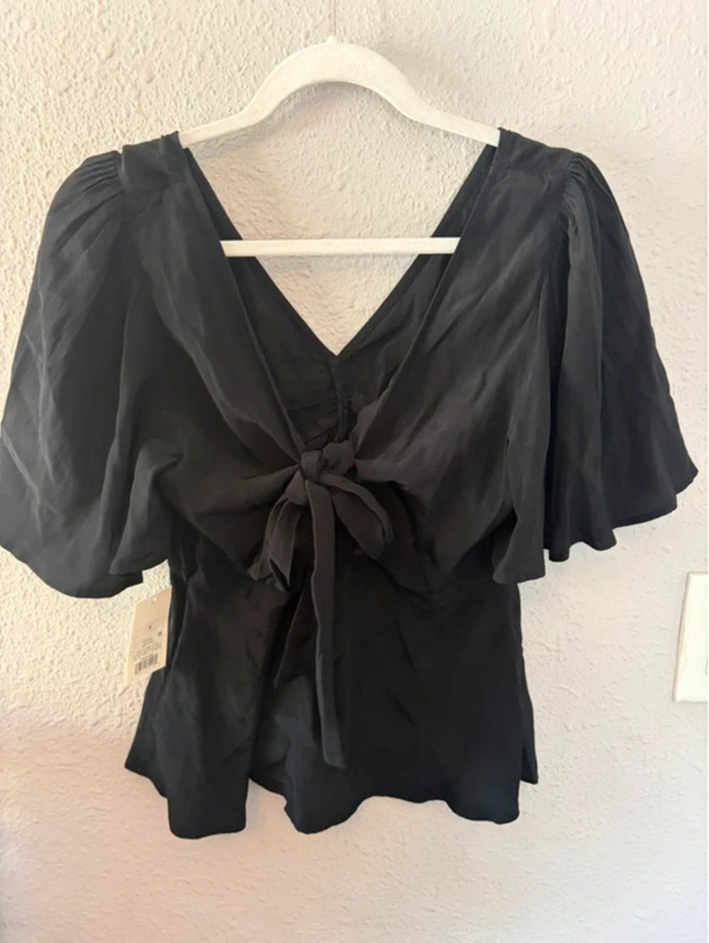 NWT A New Day black blouse S. $25 retail - Picture 3 of 4